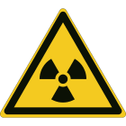 BRADY - Attenzione; Materiale radioattivo o radiazioni ionizzanti – ISO 7010 138998