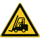 BRADY - Attenzione; Carrelli elevatori e altri veicoli industriali – ISO 7010