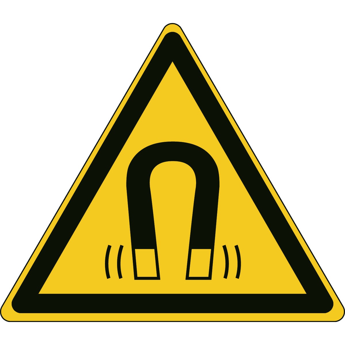 BRADY - Attenzione; Campo magnetico – ISO 7010