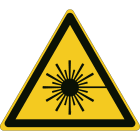 BRADY - Segnaletica di sicurezza ISO – Attenzione; Raggi laser
