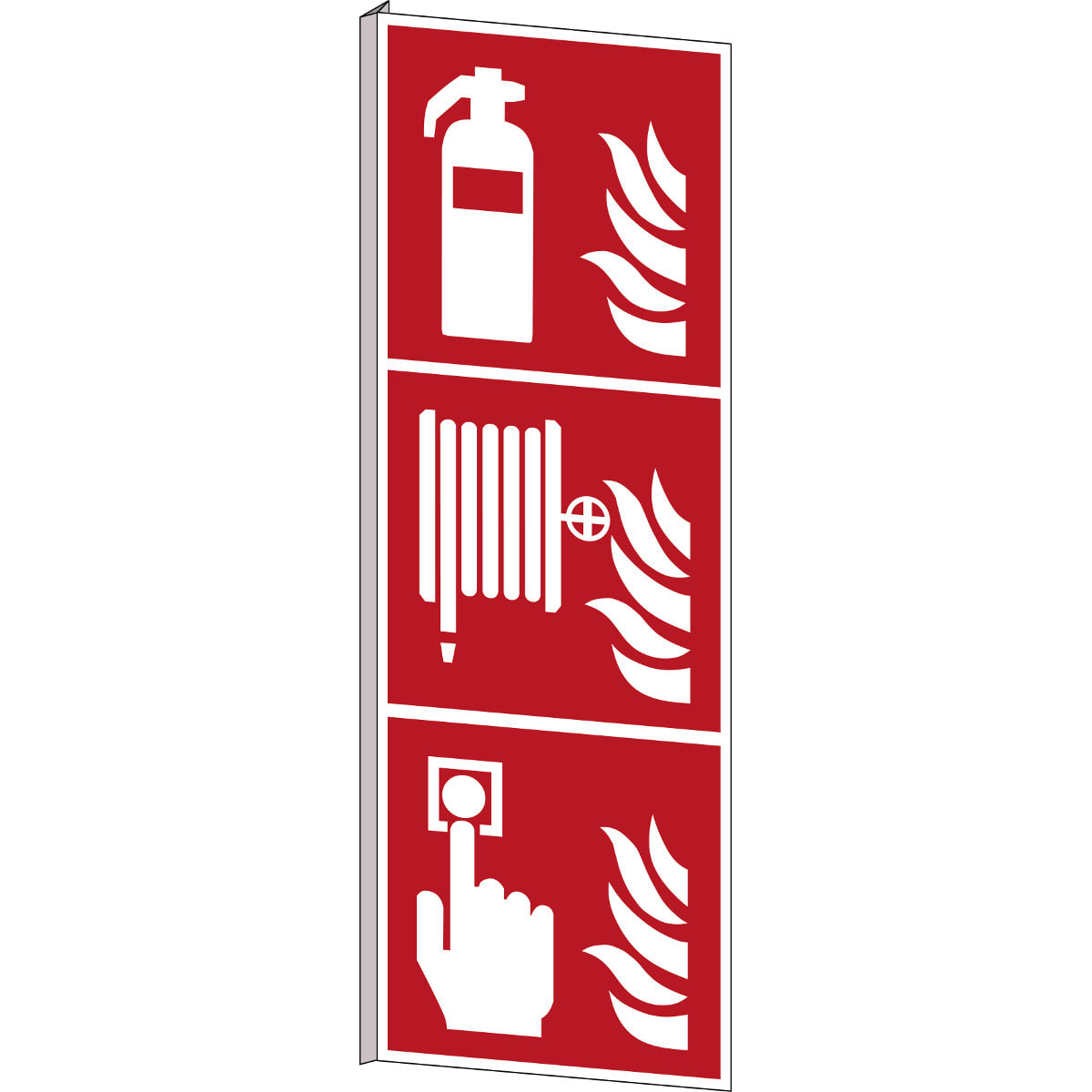 BRADY - Estintore, naspo antincendio e punto di chiamata allarme antincendio – ISO 7010