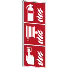 BRADY - Estintore, naspo antincendio e punto di chiamata allarme antincendio – ISO 7010