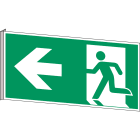 BRADY - Uscita di emergenza a sinistra – ISO 7010