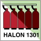 BRADY - Batteria bombole halon 1301 – OMI