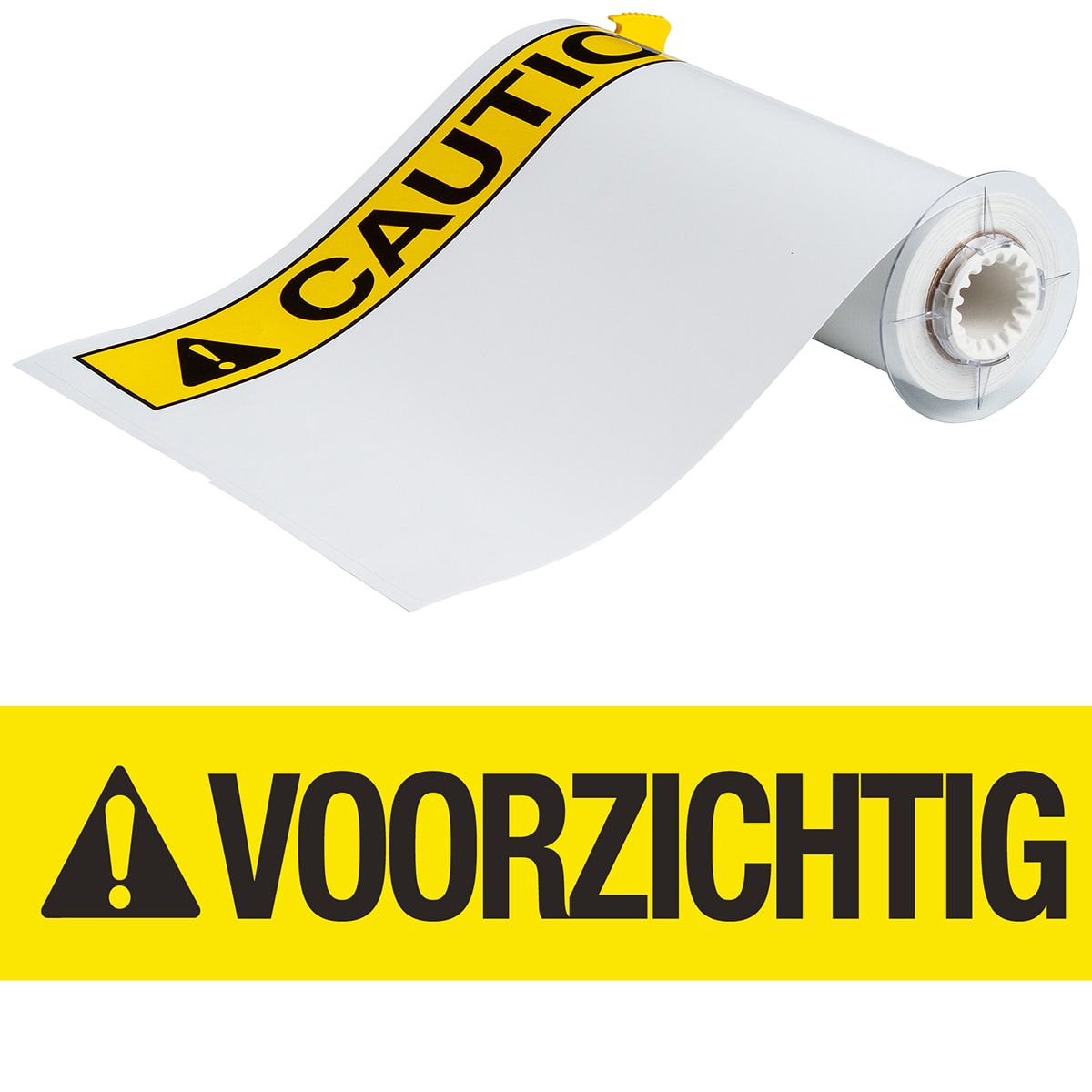 BRADY - Etichette prefustellate per BBP85 – Vinile 254x356 VOORZICHTIG