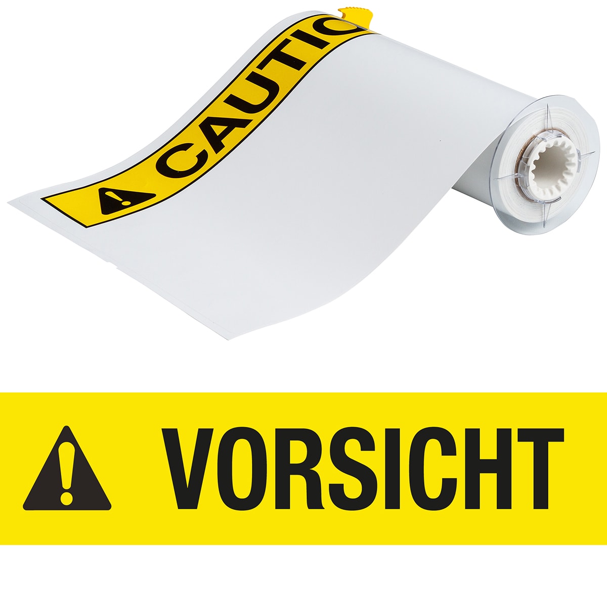 BRADY - Etichette prefustellate per BBP85 – Vinile 254x356 VORSICHT