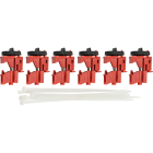 BRADY - TagLock per interruttori: Multipolare – 6/pk