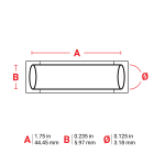 BRADY - Sleeve .125Dia GR 1.75" RL/100