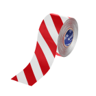 BRADY - Nastro marcasuolo a strisce ToughStripe Max - 101,60 mm, rosso/bianco