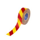 BRADY - Nastro marcasuolo a strisce ToughStripe Max - 50,80 mm, rosso/giallo