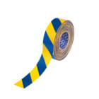 BRADY - Nastro marcasuolo a strisce ToughStripe Max - 50,80 mm, blu/giallo 177058