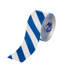 BRADY - Nastro marcasuolo a strisce ToughStripe Max  - 101,60 mm, blu/bianco