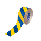 BRADY - Nastro marcasuolo a strisce ToughStripe Max - 76,20 mm, blu/giallo 177083