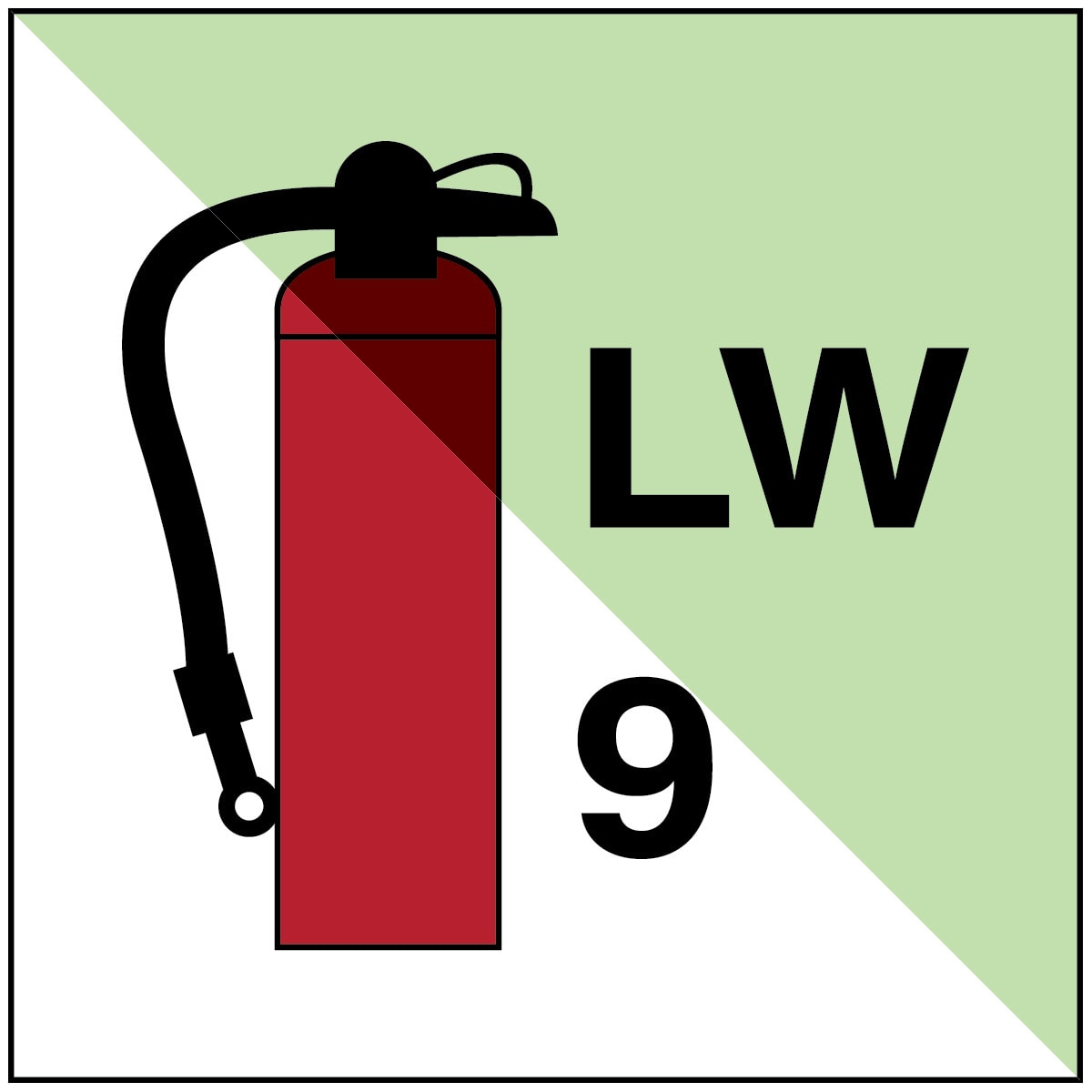 BRADY - Estintore portatile LW9 – OMI