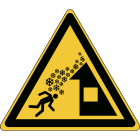 BRADY - Avvertenza; CaDu?a neve dal tetto – Segnaletica di sicurezza - ISO7010