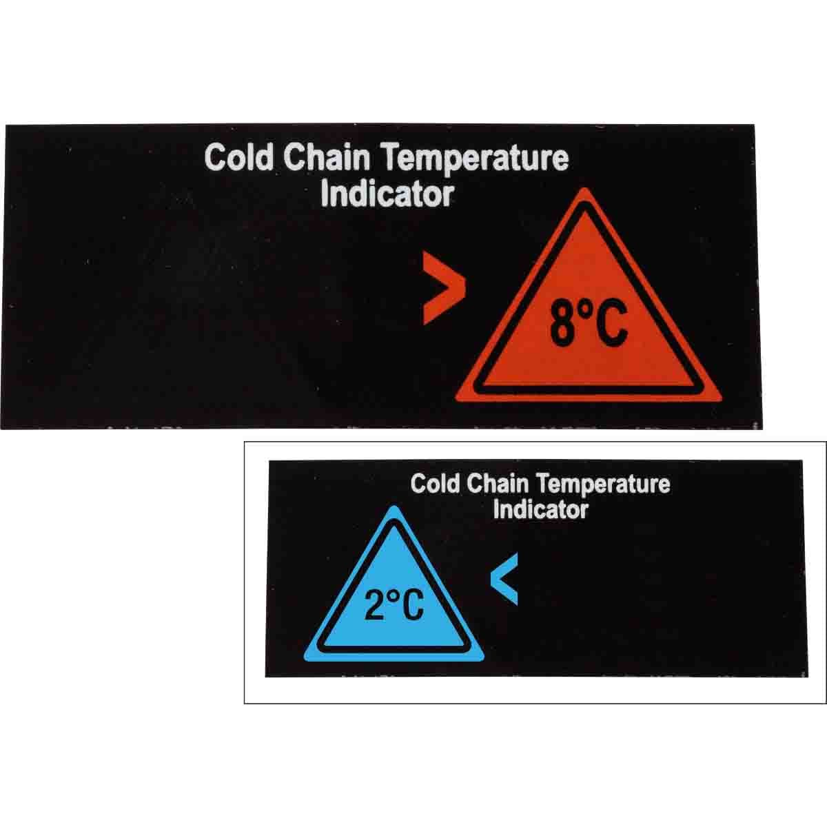 BRADY - Etichette indicatrici di temperatura reversibili - 2 tacche