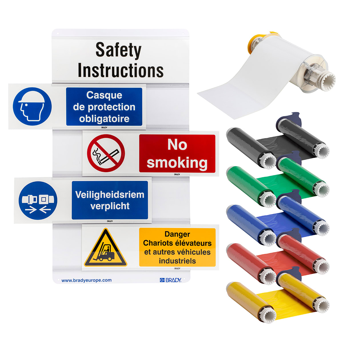 BRADY - Kit di segnaletica rigida per stampante BBP85