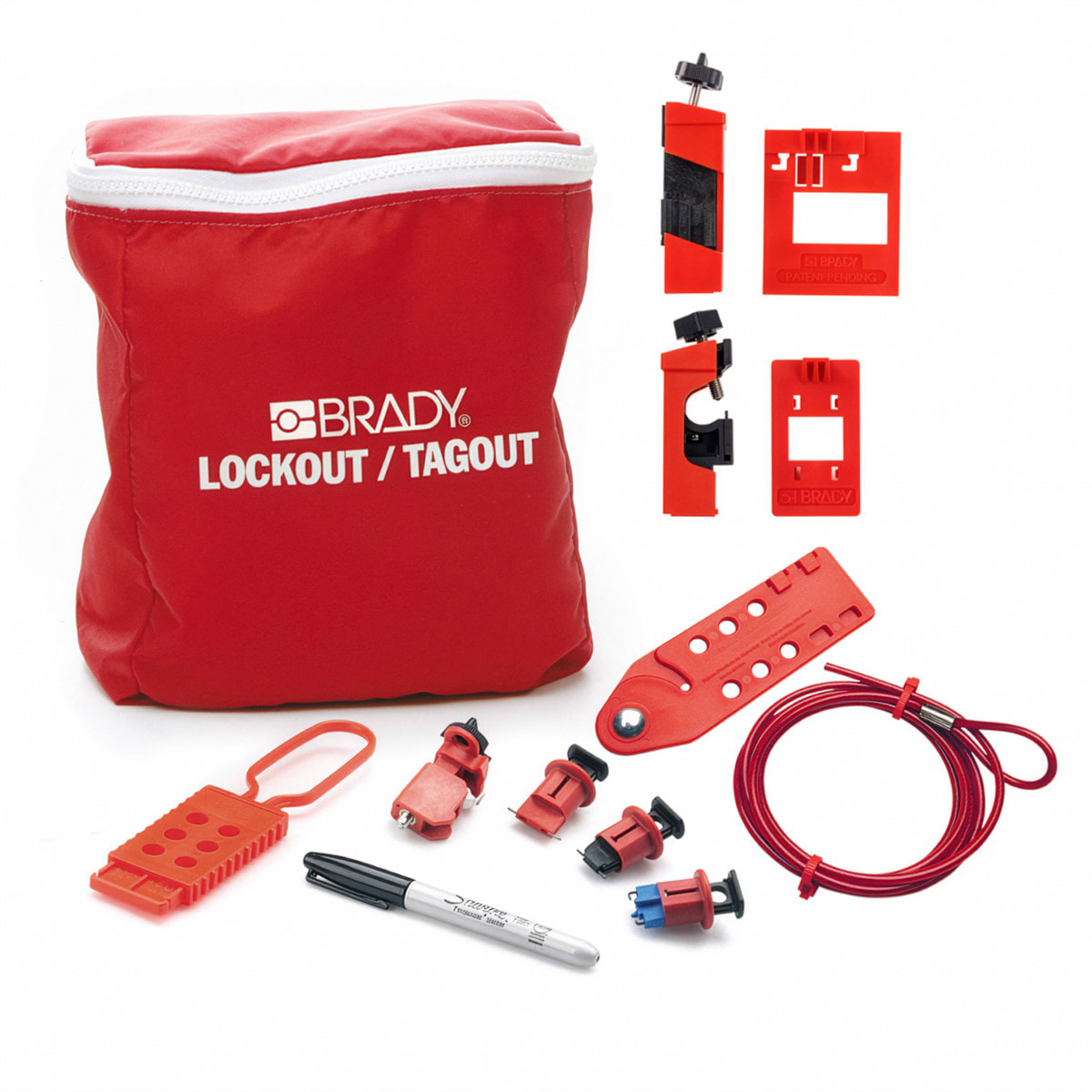 BRADY - Kit di lockout per componenti elettrici 196217