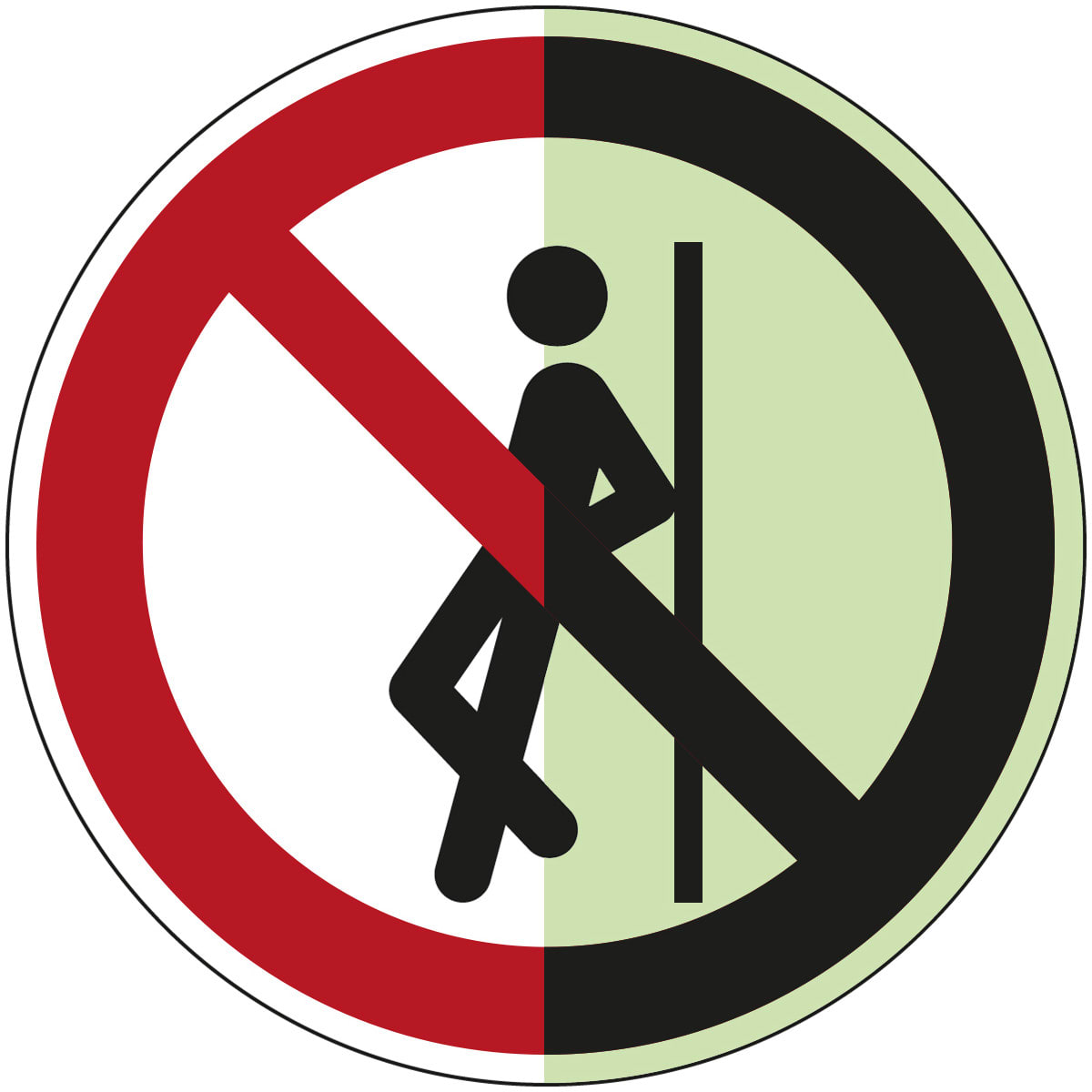 BRADY - Segnaletica di sicurezza ISO – Vietato appoggiarsi 196911