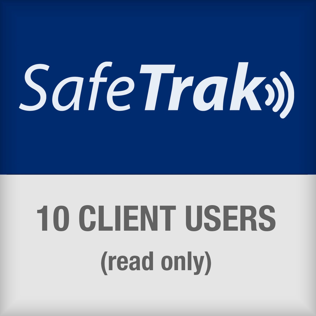 BRADY - Pacchetto 10 utenti clienti SafeTrak (sola lettura)