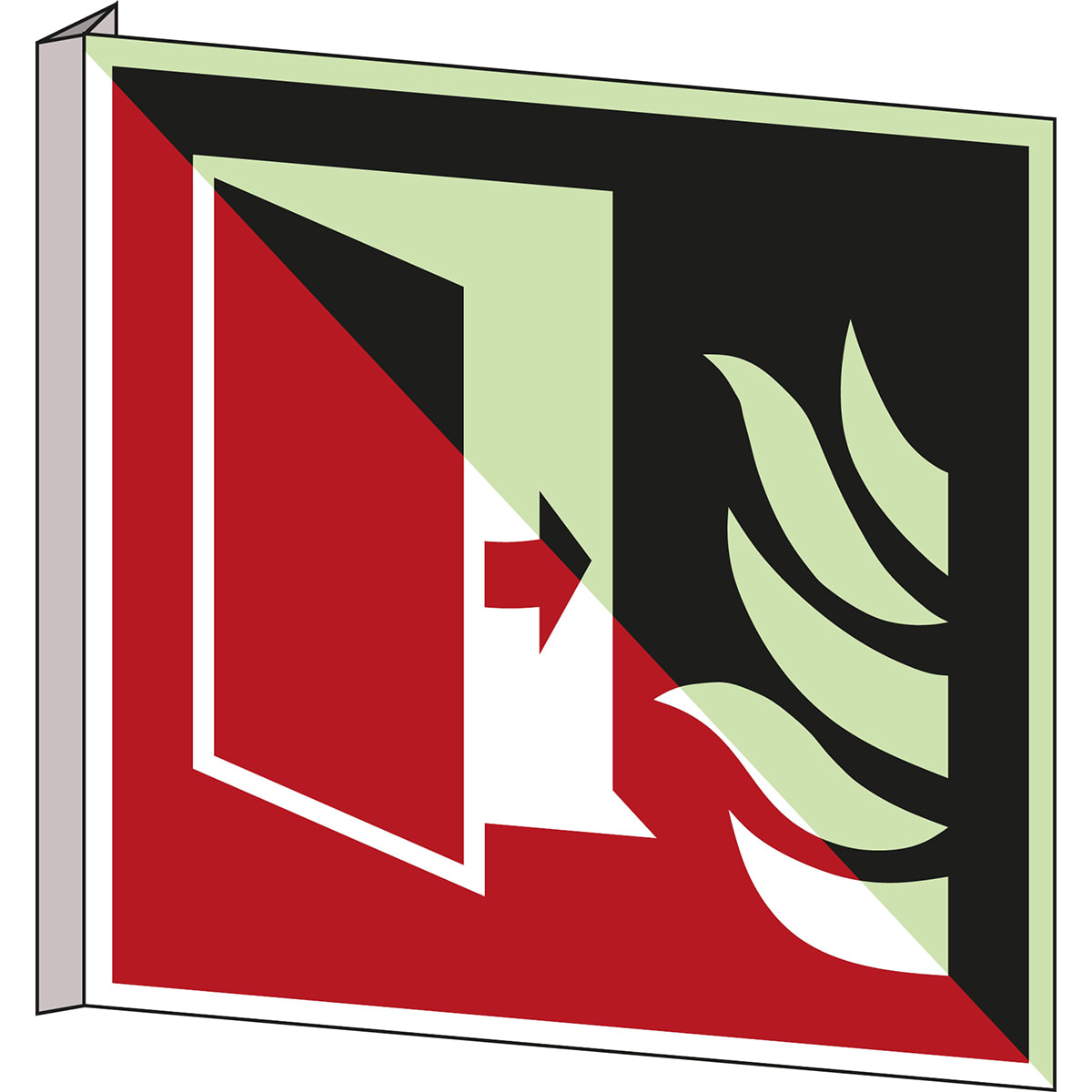 BRADY - Segnaletica di sicurezza ISO – Porta antincendio 197874