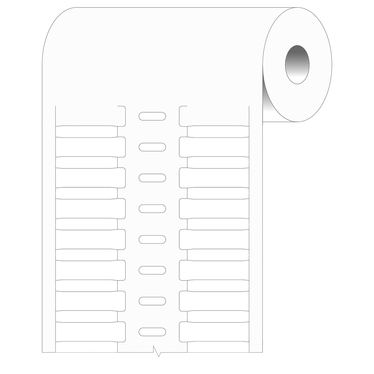 BRADY - Inserti marcafili Rigid DuraSleeve stampabili a trasferimento termico