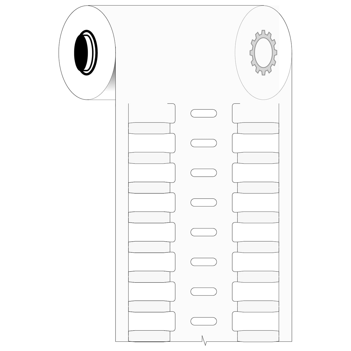 BRADY - Inserti marcafili Rigid DuraSleeve per stampanti BBP33/i3300