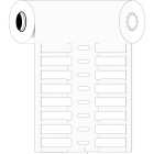 BRADY - Inserti marcafili Rigid DuraSleeve per stampanti BBP33/i3300