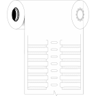 BRADY - Inserti marcafili Rigid DuraSleeve per stampanti BBP33/i3300