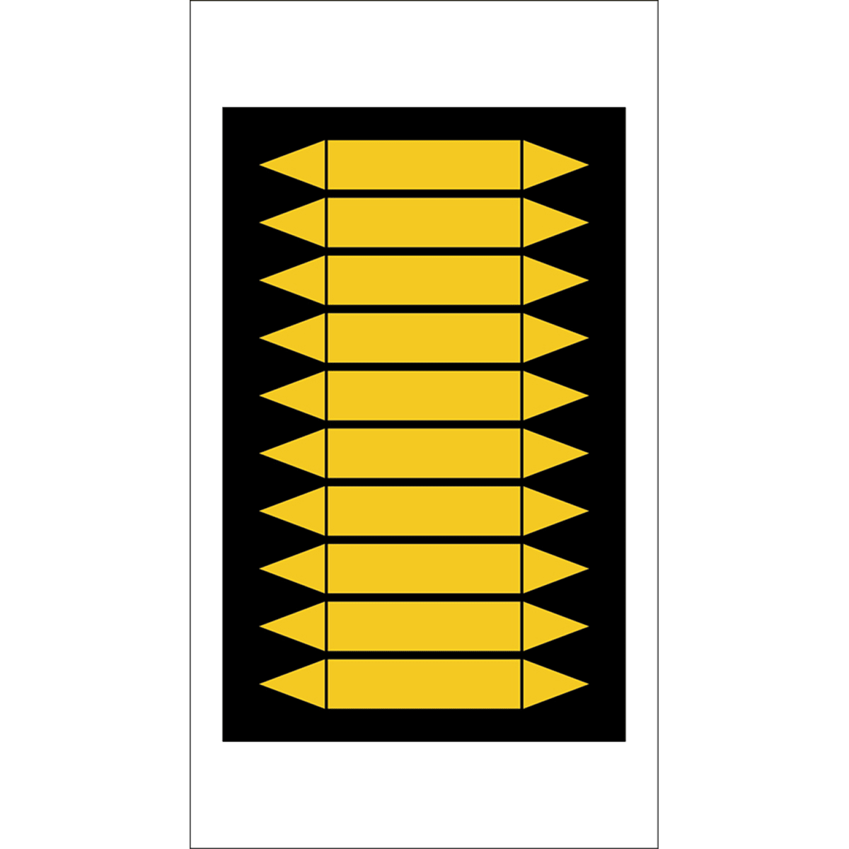 BRADY - Marcatubi scrivibili su foglio 225350