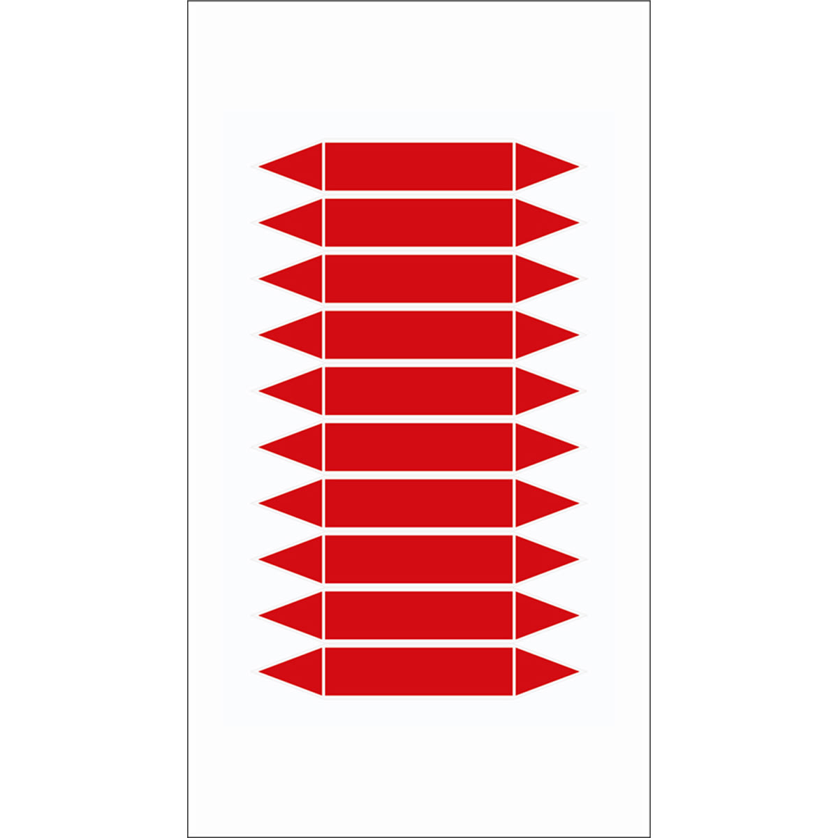 BRADY - Marcatubi scrivibili su foglio 225351