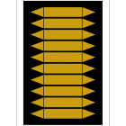 BRADY - Marcatubi scrivibili su foglio 225358