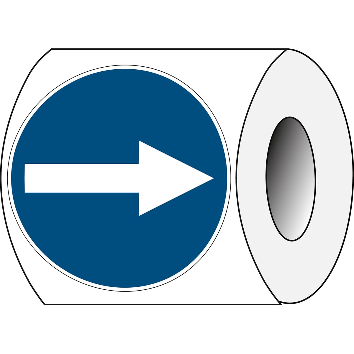 BRADY - Segnaletica di obbligo in rotolo – PIC 258 227501