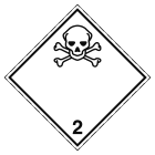 BRADY - Segnaletica per trasporti – ADR 2.3 – Gas tossico 227792