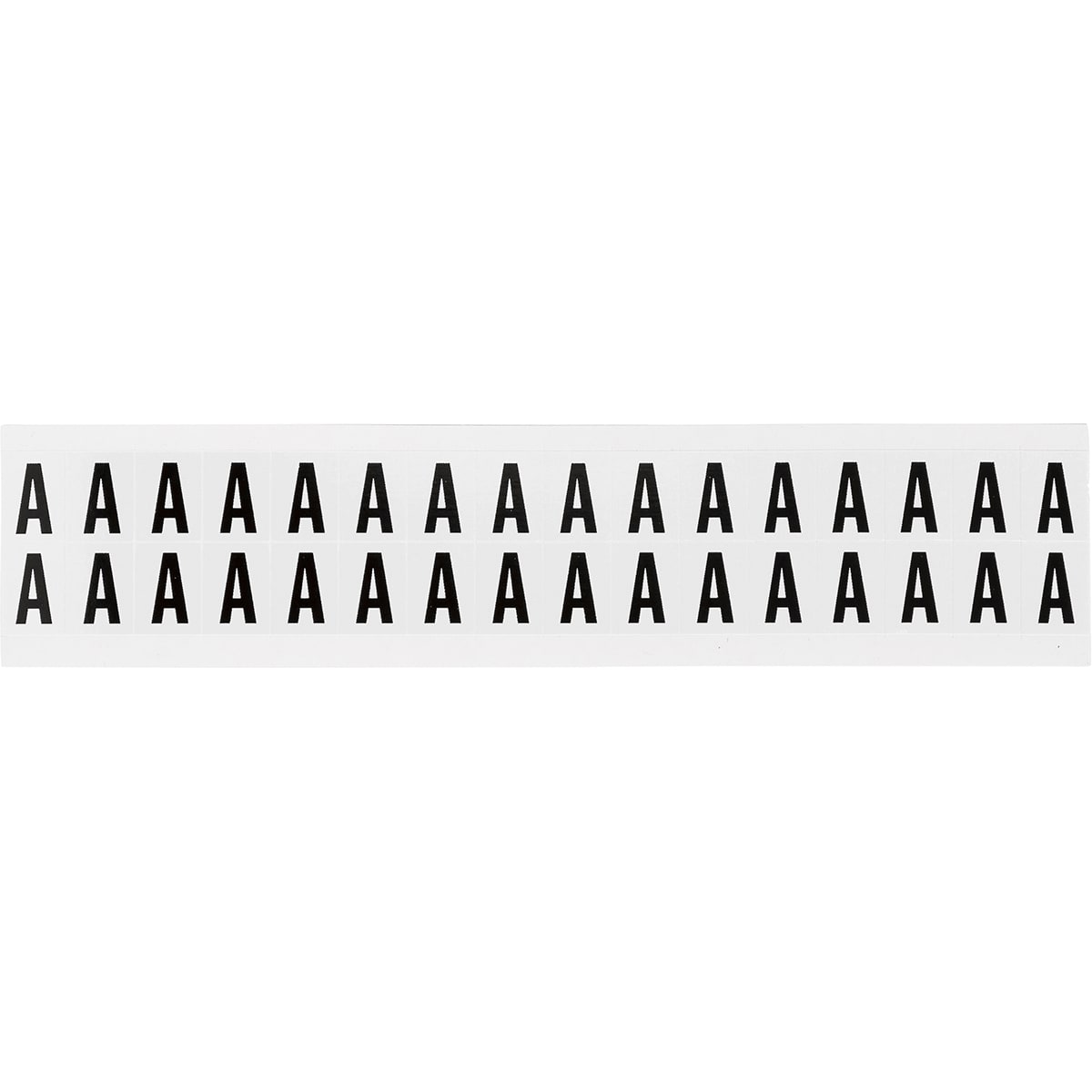 BRADY - Lettere e numeri identici su foglio per interni