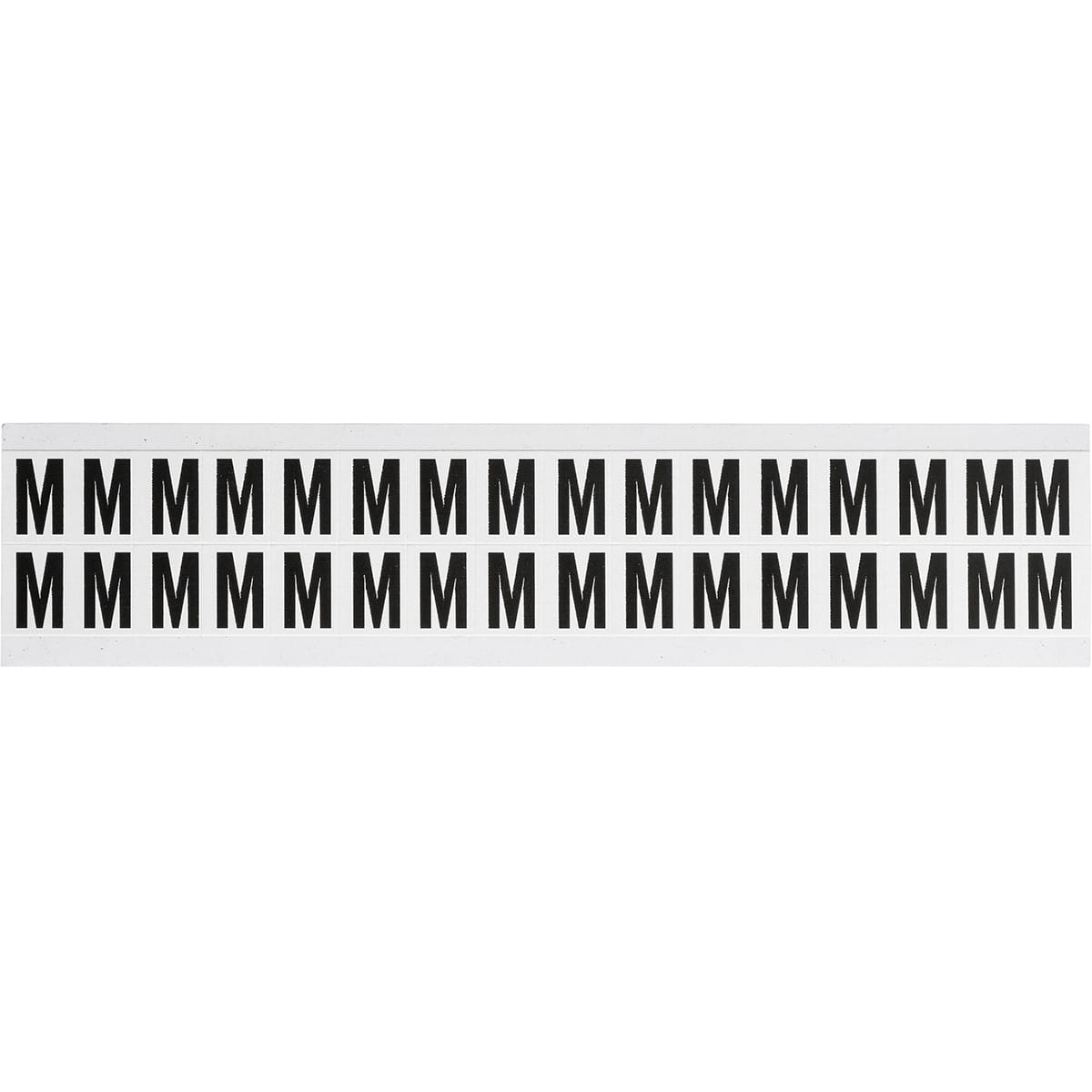 BRADY - Lettere e numeri identici su foglio per interni