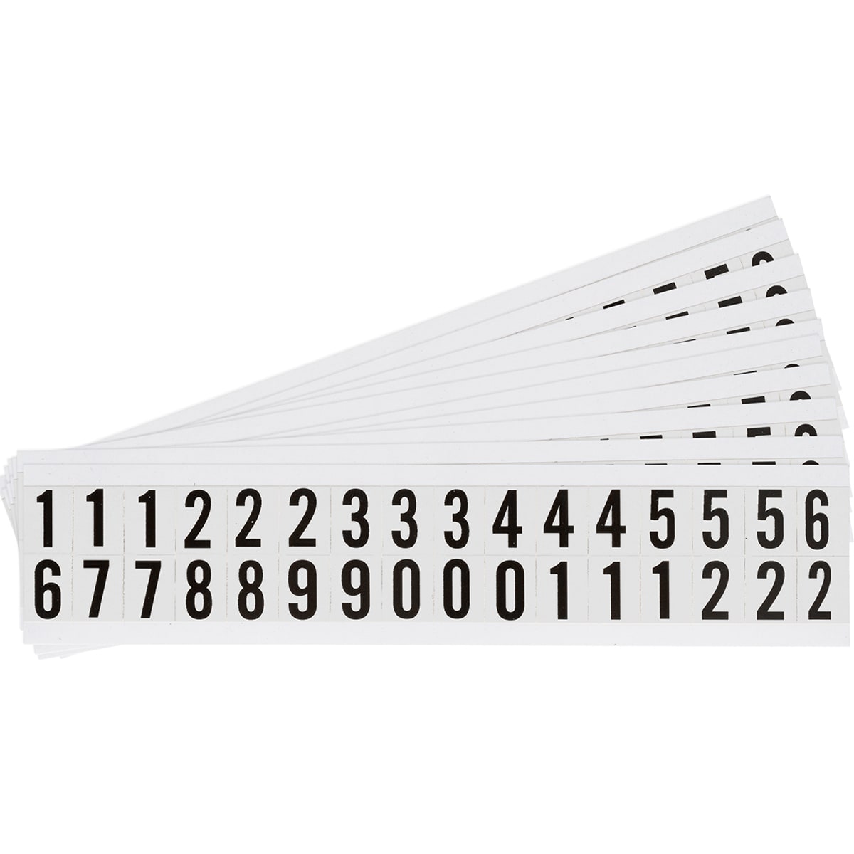 BRADY - Lettere e numeri identici su foglio per interni 234294