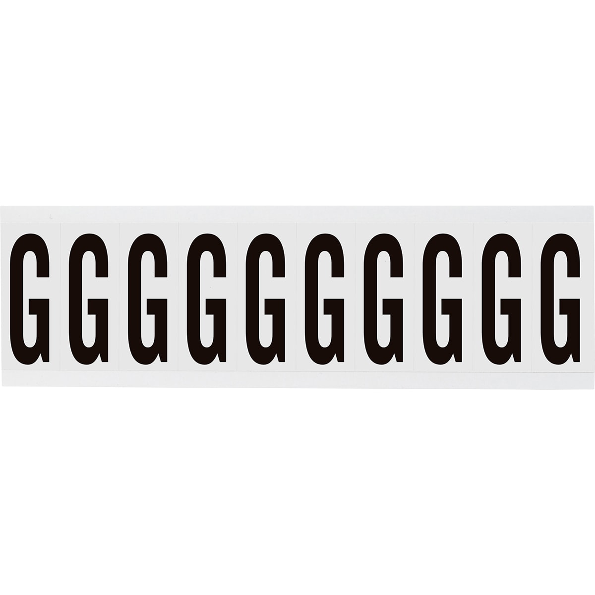 BRADY - Lettere e numeri identici su foglio per interni