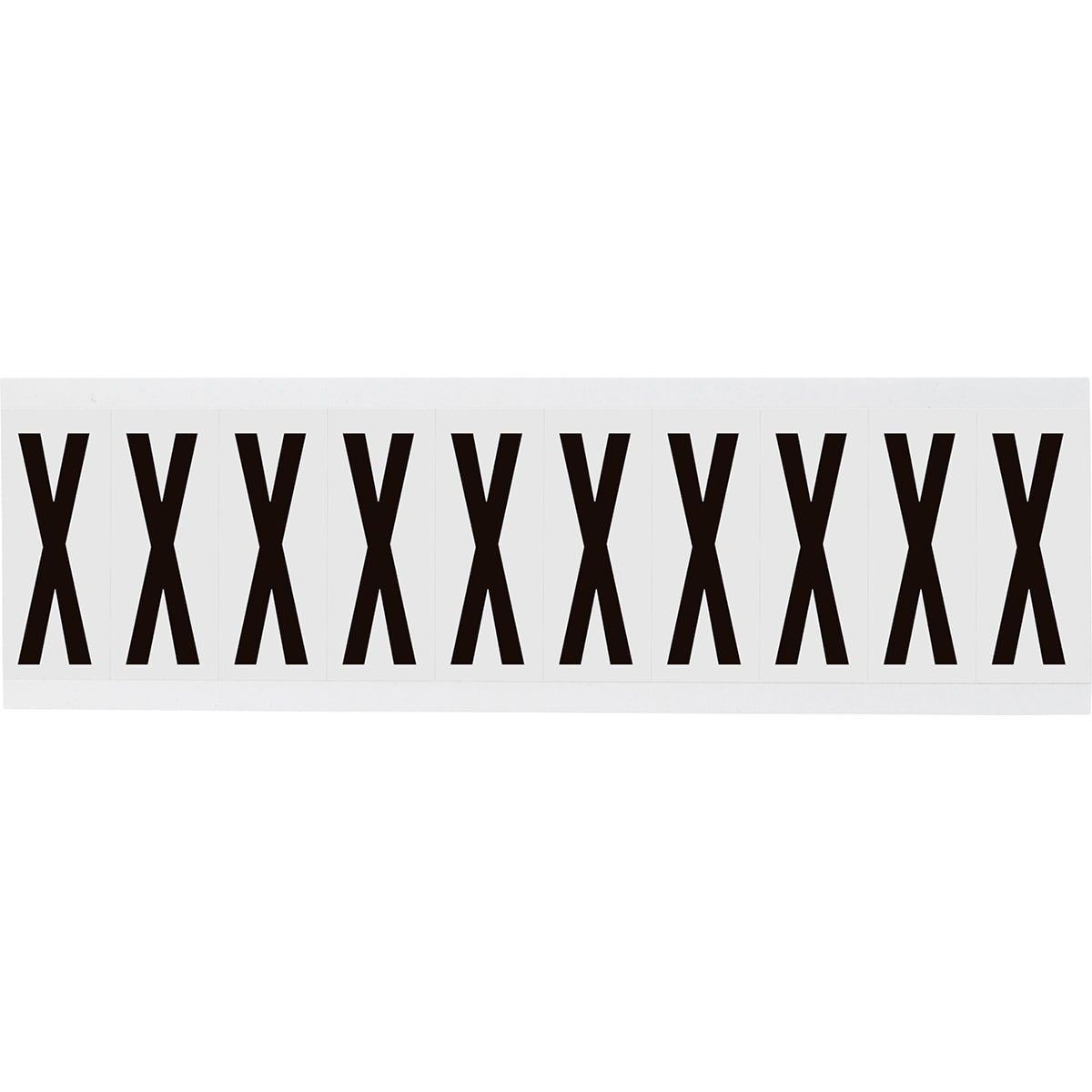 BRADY - Lettere e numeri identici su foglio per interni 234486