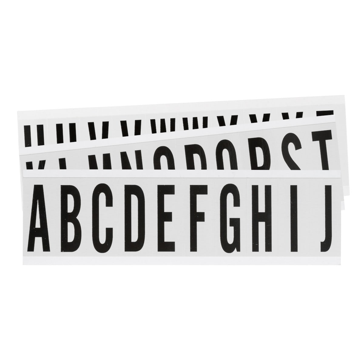 BRADY - Lettere e numeri identici su foglio per interni 234491