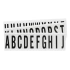 BRADY - Lettere e numeri identici su foglio per interni 234491