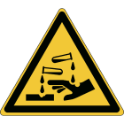 BRADY - Segnaletica di sicurezza ISO – Attenzione; Sostanze corrosive