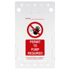 BRADY - Porta-inserti Permit to Pump