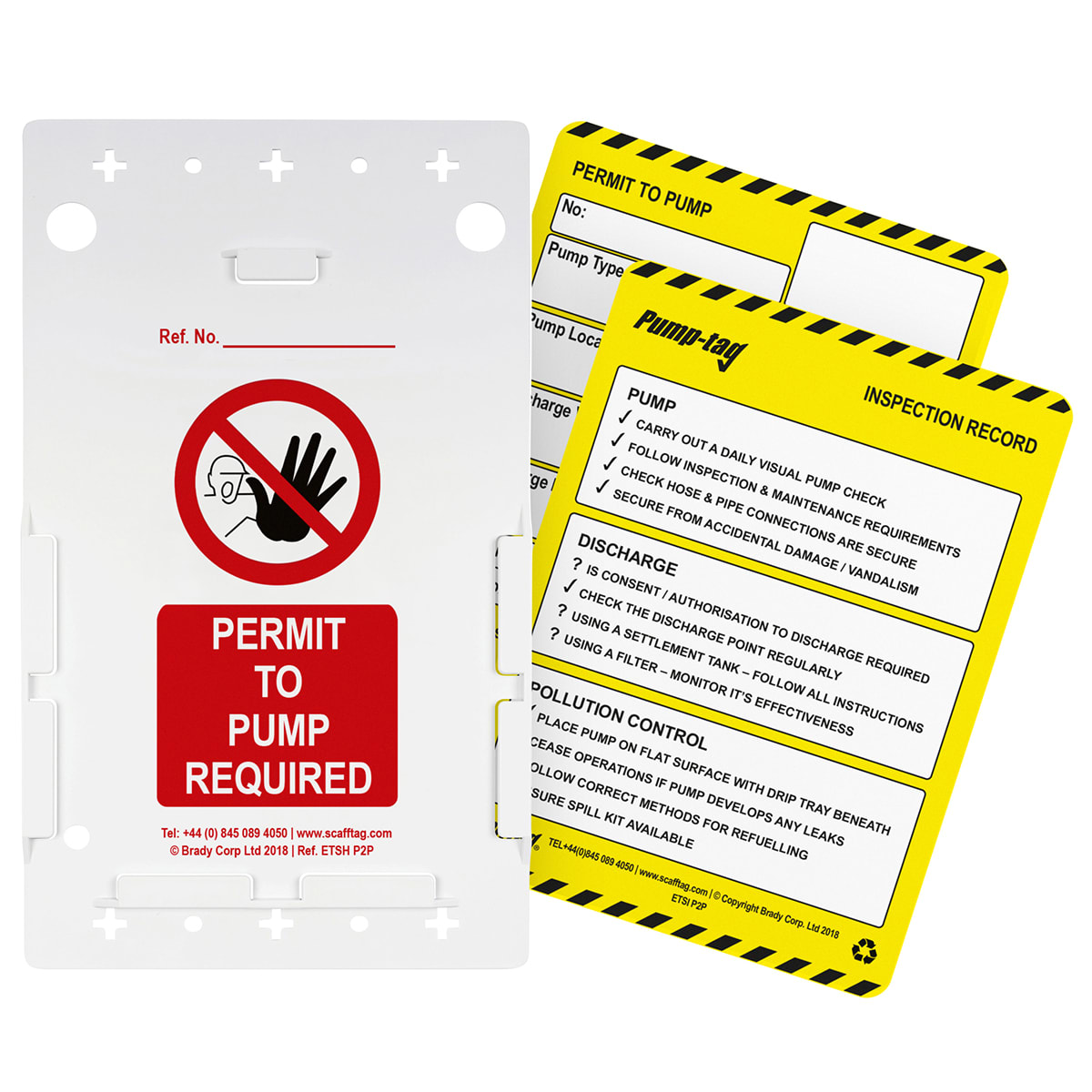 BRADY - Kit Permit to Pump