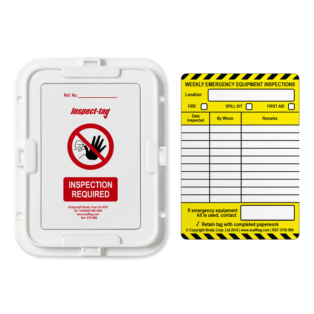 BRADY - Kit Weekly Emergency Inspection