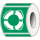 BRADY - Segnaletica di sicurezza ISO – Mezzi di salvataggio in acqua