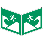 BRADY - Segnaletica di sicurezza ISO –Area di evacuazione Tsunami 238350