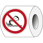 BRADY - Segnaletica di sicurezza ISO – Divieto kite surf 241582