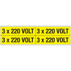 BRADY - Marcatori per condotti e tensione – 220 VOLT
