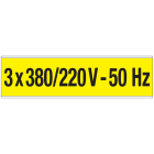 BRADY - Marcatori per condotti e tensione – 380 V / 220 V 50 Hz